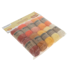 Scheepjes Catona colour pack 10x25g - Crème Brûlée