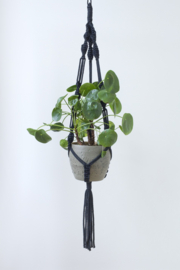 Macramé planthanger black