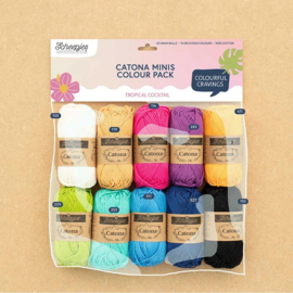 Scheepjes Catona colour pack 10x25g - Tropical Cocktail