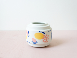 Porcelain pot S - Matte Art