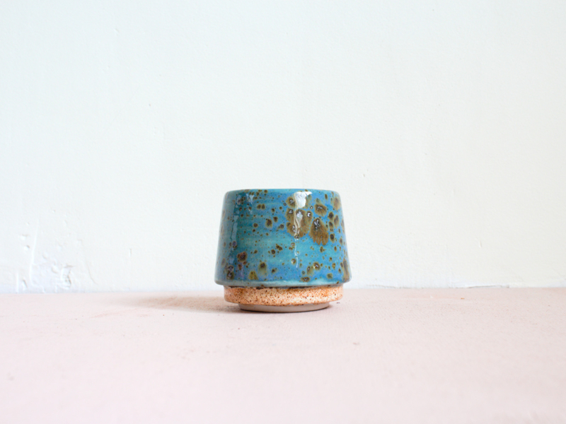 Porcelain Espresso Cup - Rusty Blue