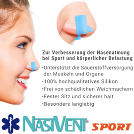 Nasivent Sport/ kleur licht blauw/roze