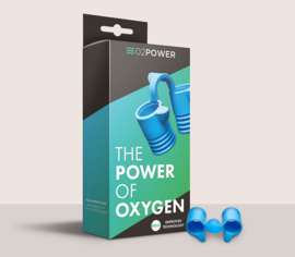 Nasivent  Sport O2power, kleur licht roze, 4 maten