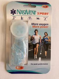 Nasivent Sport kleur licht blauw/zacht roze, 4 maten