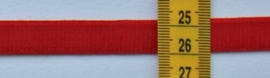 Elastiek rood 12 mm breed.