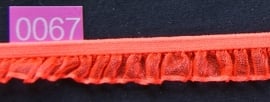 Neon oranje elastiek 10 mm breed
