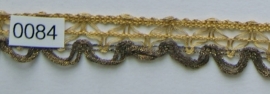 Galon band goud/oud goud 2 cm breed.