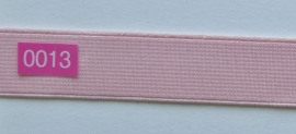 Elastiek licht roze 25 mm breed.