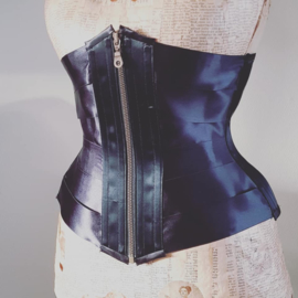 Longline ribbon corset