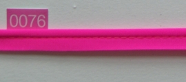Hard roze elastisch paspel band 10 mm breed