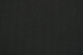 Coutil zwart soft 142 cm breed. (prijs per 50 cm.)