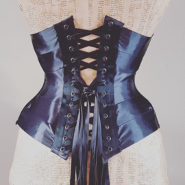 Longline ribbon corset