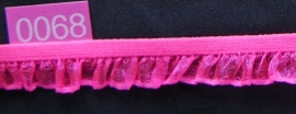 Neon roze elastiek 10 mm breed