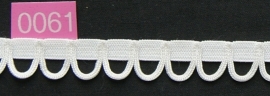 Wit met lusjes picot elastiek 18 mm breed