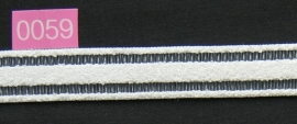 Wit /transparant elastiek 17 mm breed