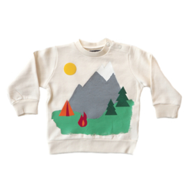 babysweater kamperen