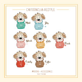 Hoodie  | 1 en 2 hondjes Restyle
