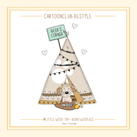 Little Woof Tipi  | 1 en 2 en 3 hondjes Restyle