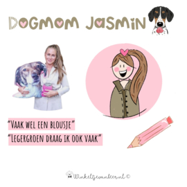 Rensies Cartoonportretje (Girls Only) | Actie  incl. 2 GRATIS Achtergrondjes