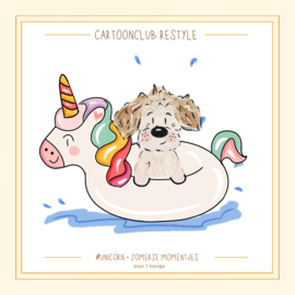 Unicorn  | 1 en 2 hondjes Restyle