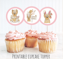 Cupcake toppers printable Easter