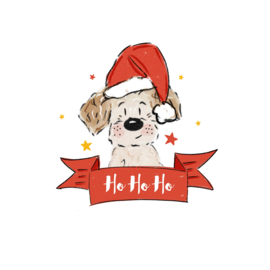 Christmas HOHOHO voor 1 hondje Restyle