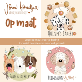 Logo op maat | incl. licentie Commercieel gebruik (op aanvraag)