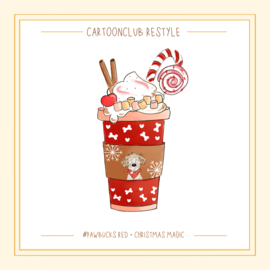 Pawbucks red | 1 en 2 hondjes Restyle