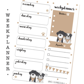 A4 PRINTABLE PLANNER je restyled doggie