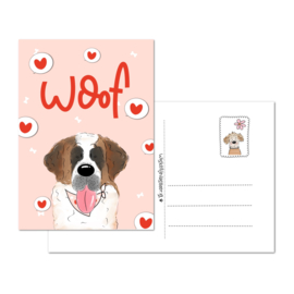 WOOF met hartjes