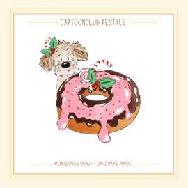 Christmas Donut| 1 en 2 hondjes Restyle
