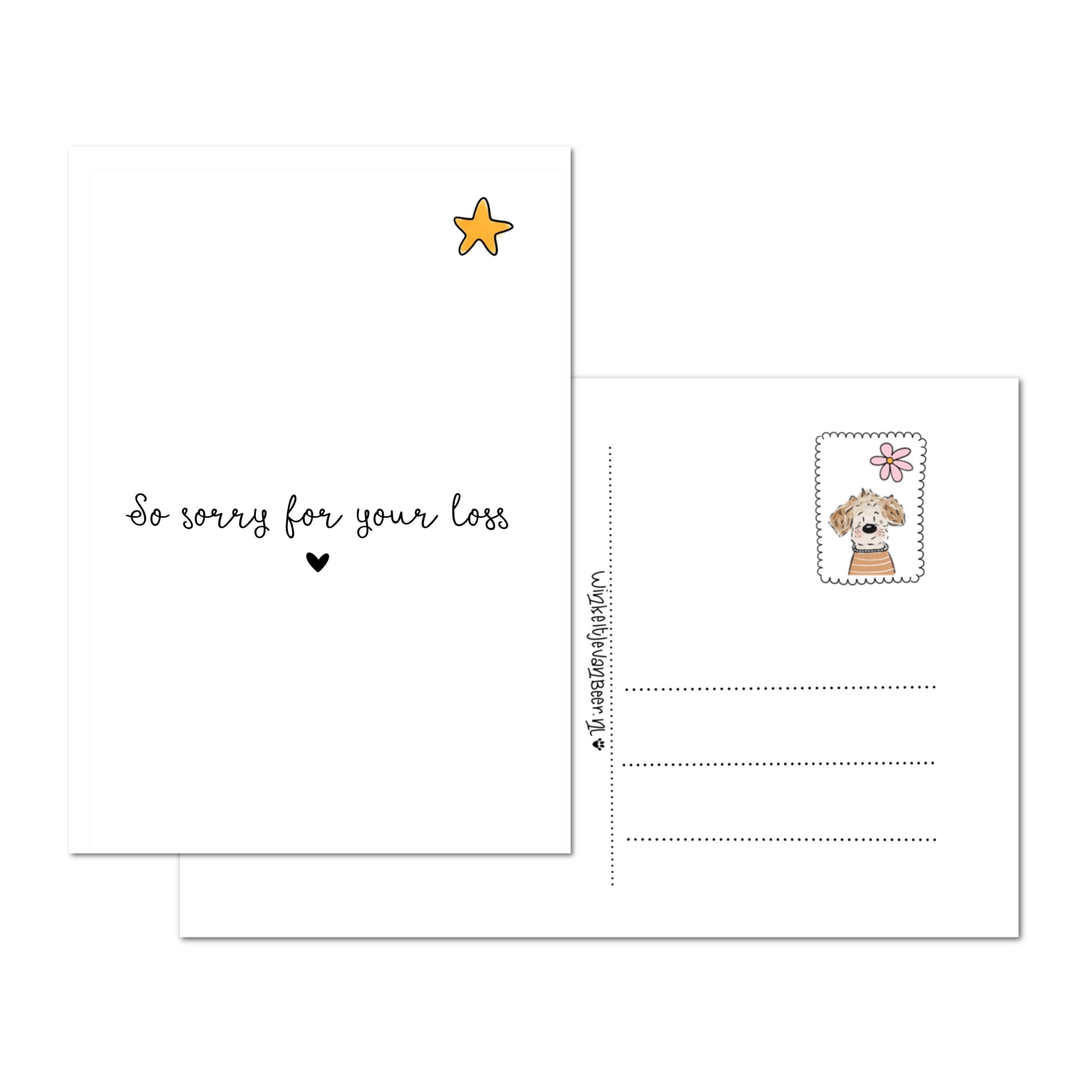 SO SORRY FOR YOUR LOSS | KAARTJE
