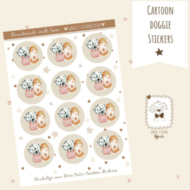 Sticker sheets (2 stuks) van je restyled doggie