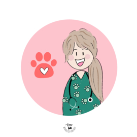 Rensies Cartoonportretje (Girls Only) | als logo incl. Licentie kosten
