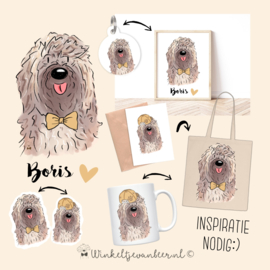 Cartoondoggie voor 1 hondje incl. 1 gratis Restye