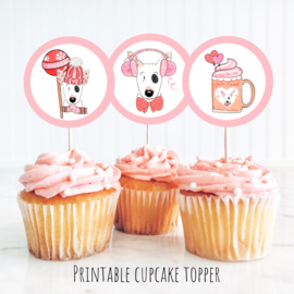 Cupcake toppers printable pawty