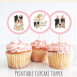 Cupcake toppers printable Easter