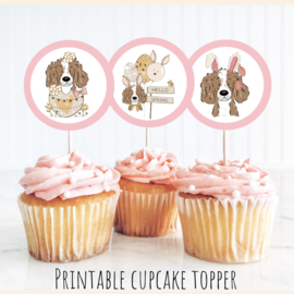 Cupcake toppers printable Easter