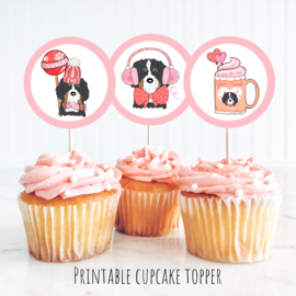 Cupcake toppers printable pawty