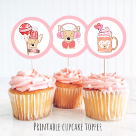 Cupcake toppers printable pawty