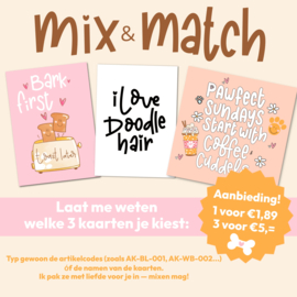 3 KAARTJES VOOR 5 EURO | GELDIG VOOR ALLE KAARTEN COLLECTIES