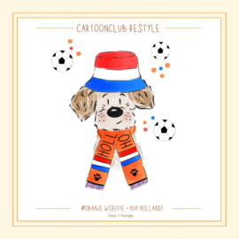Oranje Woeffie | 1 en 2 hondjes Restyle