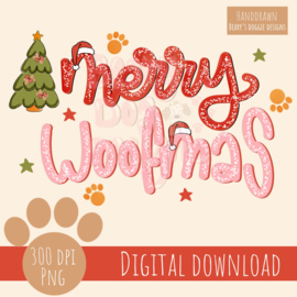 MERRY WOOFMAS| PNG | DTF