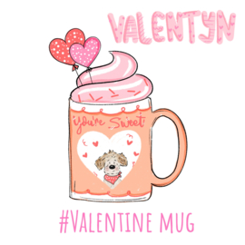 Restyle  Valentine Mug - 1 hondje