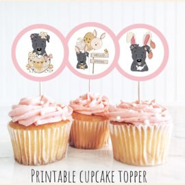 Cupcake toppers printable Easter