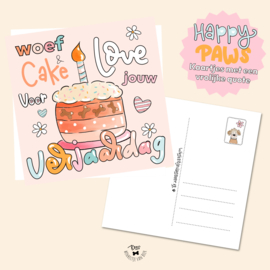 WOEF CAKE | HAPPY PAWS KAARTJE
