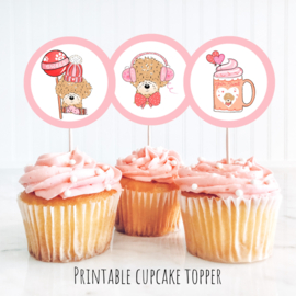 Cupcake toppers printable pawty