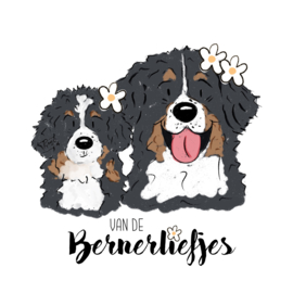 Cartoonhondjes gebruiken als logo | incl. licentie Commercieel gebruik (op aanvraag) 2 hondjes