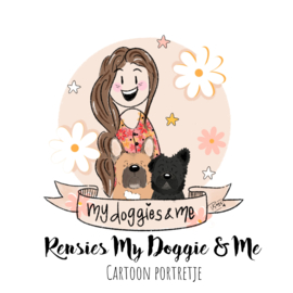 Rensies My Doggie And Me  (Girls Only) cartoon met hondje