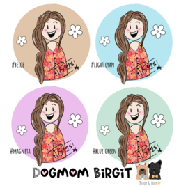 Rensies Cartoonportretje (Girls Only) | Actie  incl. 2 GRATIS Achtergrondjes
